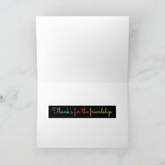 Vriendschapskaart Kaart (Binnen)