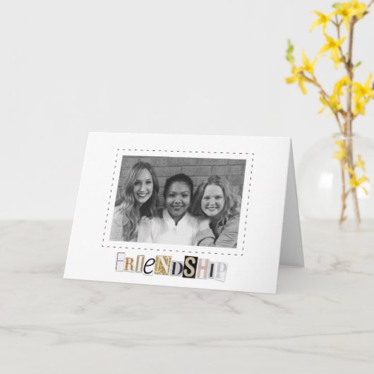 Vriendschapskaart Kaart (Gele Bloem)