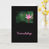 vriendschapskaart kaart (Gele Bloem)