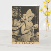 vriendschapskaart kaart (Gele Bloem)