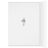 Vriendschapskaart met paarse bloemen (Binnen (Links))