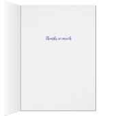 Vriendschapskaart met paarse bloemen (Binnen (Rechts))