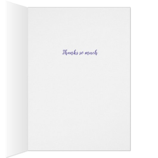 Vriendschapskaart met paarse bloemen (Binnen (Rechts))