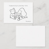 Vriendschapskaart Notitiekaartje (Voorkant / Achterkant)