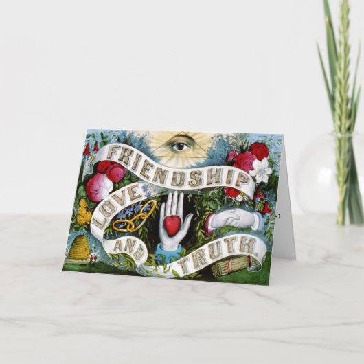 Vriendschapsliefde en waarheid kaart (Voorkant)