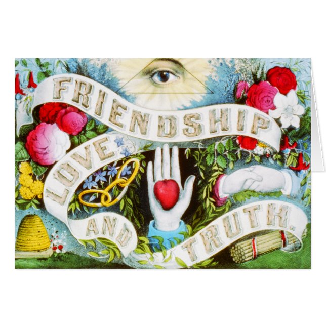 Vriendschapsliefde en waarheid -  kunst (Voorkant Horizontaal)