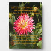 Vriendschapsmirakel Fotoplaat (voorkant)