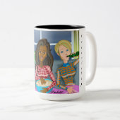 Vriendschapsmok Tweekleurige Koffiemok (Voorkant rechts)