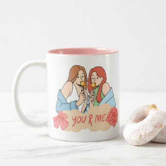 Vriendschapsmokkop – Beste Vrienden Voor Altijd Tweekleurige Koffiemok