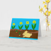 Vriendschapsnatuur scène kaart (Gele Bloem)