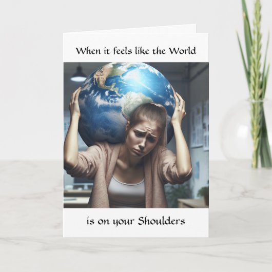 Vriendschapsondersteuning | Wanneer de wereld Kaart (Voorkant)