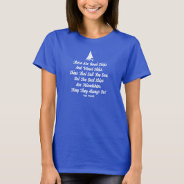Vriendschapsquote goede schepen meeuwen Ierse geze T-shirt
