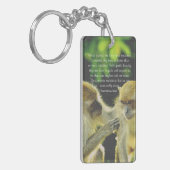Vriendschapsquote van Vincent van Gogh Sleutelhanger (Voorkant Links)