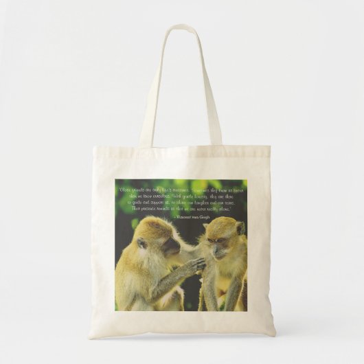 Vriendschapsquote van Vincent van Gogh Tote Bag (Voorkant)