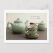 Vriendschapsthema, Tea Lovers Briefkaart (Voorkant)