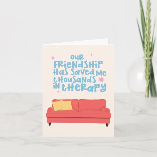 vriendschapstherapie kaart (Voorkant)