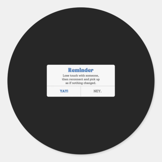 Vriendschapstijd Sticker niet (Voorkant)