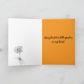 Vriendschapstuin in mijn hart Vlinderbloemen Kaart (Binnen)