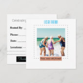 Vriendschapsuitnodigingen Kaart (Voorkant / Achterkant)