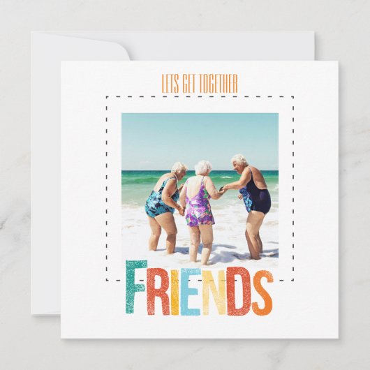 Vriendschapsuitnodigingen Kaart (Voorkant)