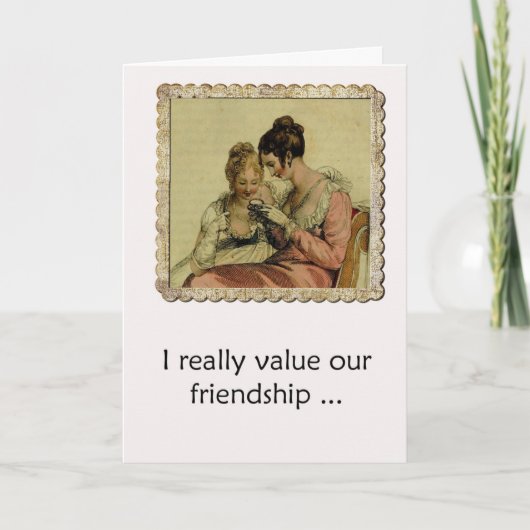 Vriendschapsvrouw Humor Edgy Ackerman Dames Kaart (Voorkant)