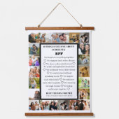 Vriendschapswaardering | BFF 22 Fotocollage Hangend Wandkleed (Voorkant)