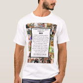 Vriendschapswaardering | BFF 22 Fotocollage T-shirt (Voorkant)