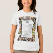 Vriendschapswaardering | BFF 22 Fotocollage Tri-Blend Shirt (Voorkant)