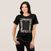 Vriendschapswaardering | BFF 22 Fotocollage Tri-Blend Shirt (Voorkant volledig)