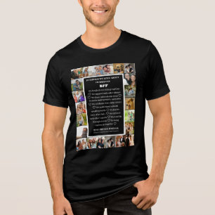 Vriendschapswaardering   BFF 22 Fotocollage Tri-Blend Shirt
