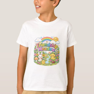 Vriendschapsweide Kleurrijk Grafisch T-Shirt Ontwe