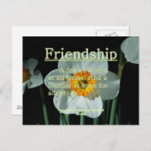 Vriendschapswerkwoorden 17:17 briefkaart (Voorkant / Achterkant)