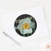 Vriendschapswerkwoorden 17:17 ronde sticker (Envelop)