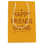 Vriendsgeven | Cadeauzak | Geel Medium Cadeauzakje (Voorkant)