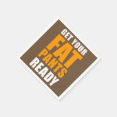 Vriendsgeven Fat Pants Ready (ON BROWN) Servet (Hoek)