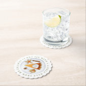 Vriendsgiving Ik krijg taart met hulp van mijn vri Kartonnen Onderzetters (Insitu)