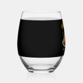 Vriendsgiving Squad Turkije Diner Gift Matching Wijnglas Zonder Voet (Rechts)