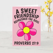 VRIENDSHIP VERWIJST DE ZUIDELIJKE, CHRISTELIJKE KA KAART (Gele Bloem)