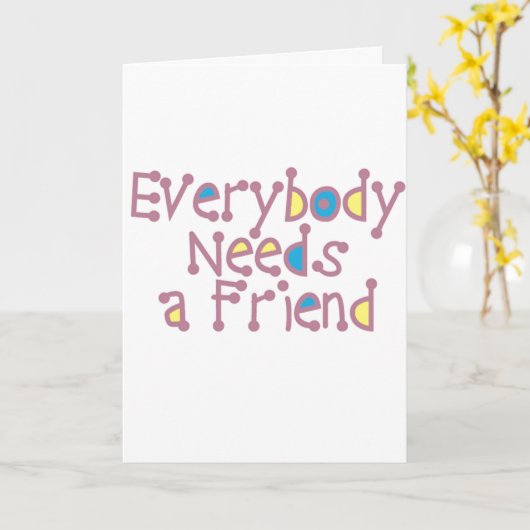 **VRIENDSHP DAG** IK HEB OOIT DE *BESTE VRIEND* KAART (Gele Bloem)