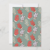 Vriendsmas Kerstmis — Uitnodiging voor kerstfeest (Achterkant)