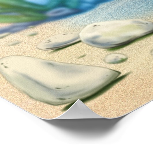 VriendVis poster van schattige cartoon (Hoek)