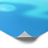 VriendVis schattig poster cartoon met vis (Hoek)