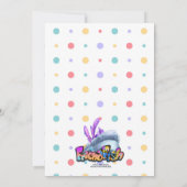 VriendVis schattige cartoon verjaardagskaart Bedankkaart (Achterkant)