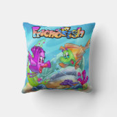 VriendVis schattige cartoon Vleekzak Kussen (Achterkant)