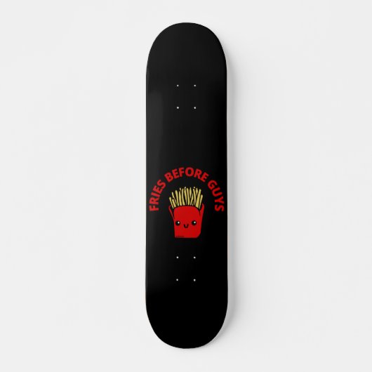 VRIES VÓÓR GUYS grappige franse friet Persoonlijk Skateboard (Voorkant)