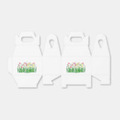 vriesbloemen, botanische illustratie bedankdoosjes (Uitgevouwen)