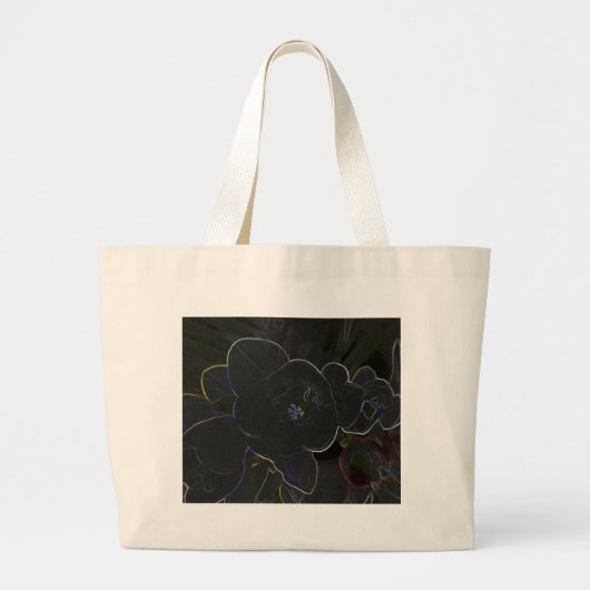 vriesbloemen grote tote bag (Voorkant)