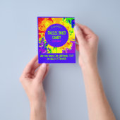 Vriesdrogen gedroogd Snoep Kleurrijke Custom Busin Flyer (Hand)