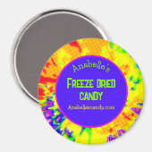 Vriesdrogen Snoep Kleurrijke gepersonaliseerde zak Magneet (Voorkant / Achterkant)