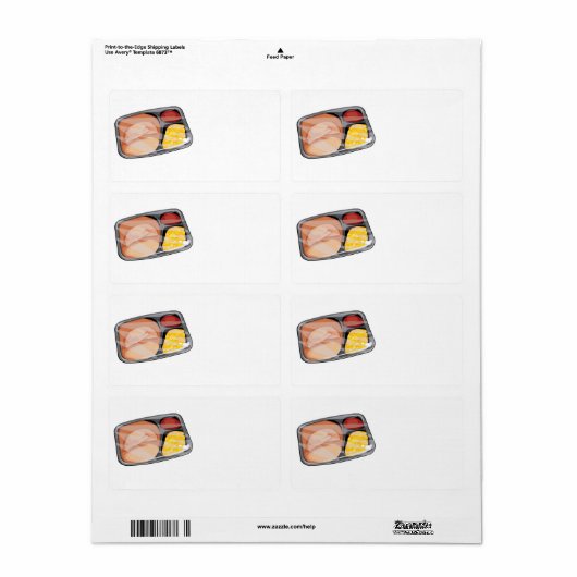 vrieskdiner etiket (Full Sheet)